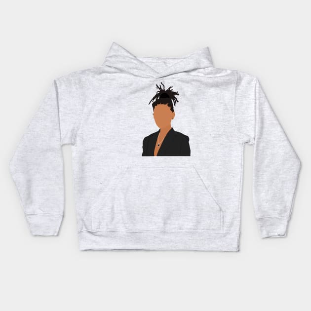 Willow smith Kids Hoodie by Friendly Expressions